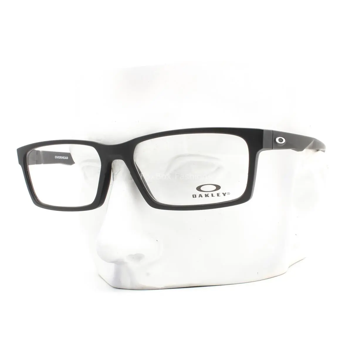 Oakley Overhead Eyeglasses Frames OX8060-0157 Glasses Satin Black 57mm W/case - Frame: Black, Logo: Silver