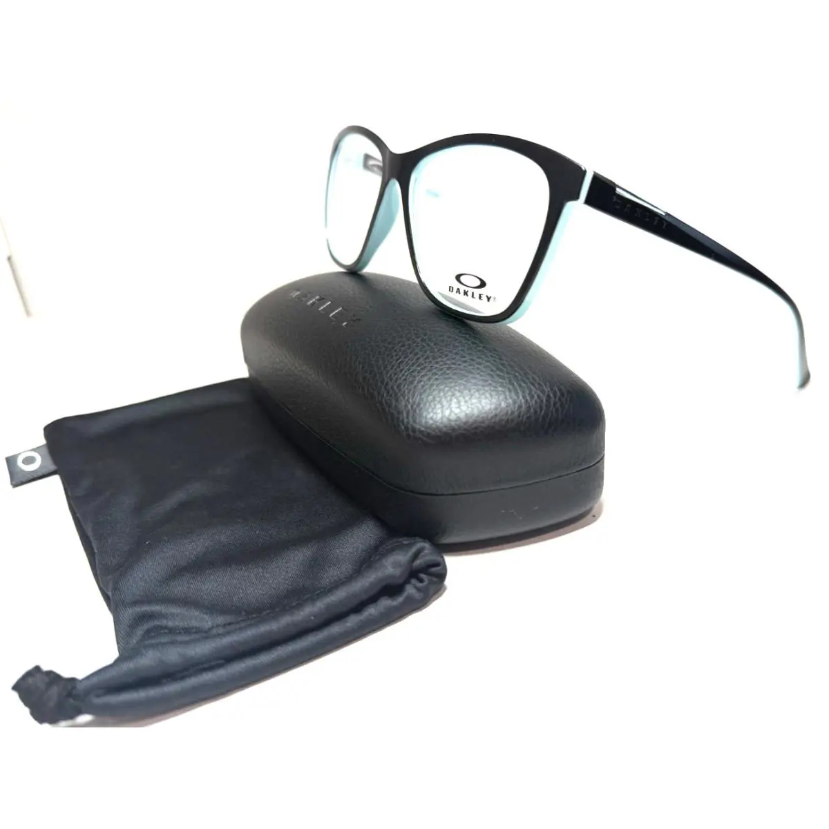 Alias OX8155-0453 Blue Milkshake Black ON Blue Authentc Eyeglasses 53-15 by Oakley