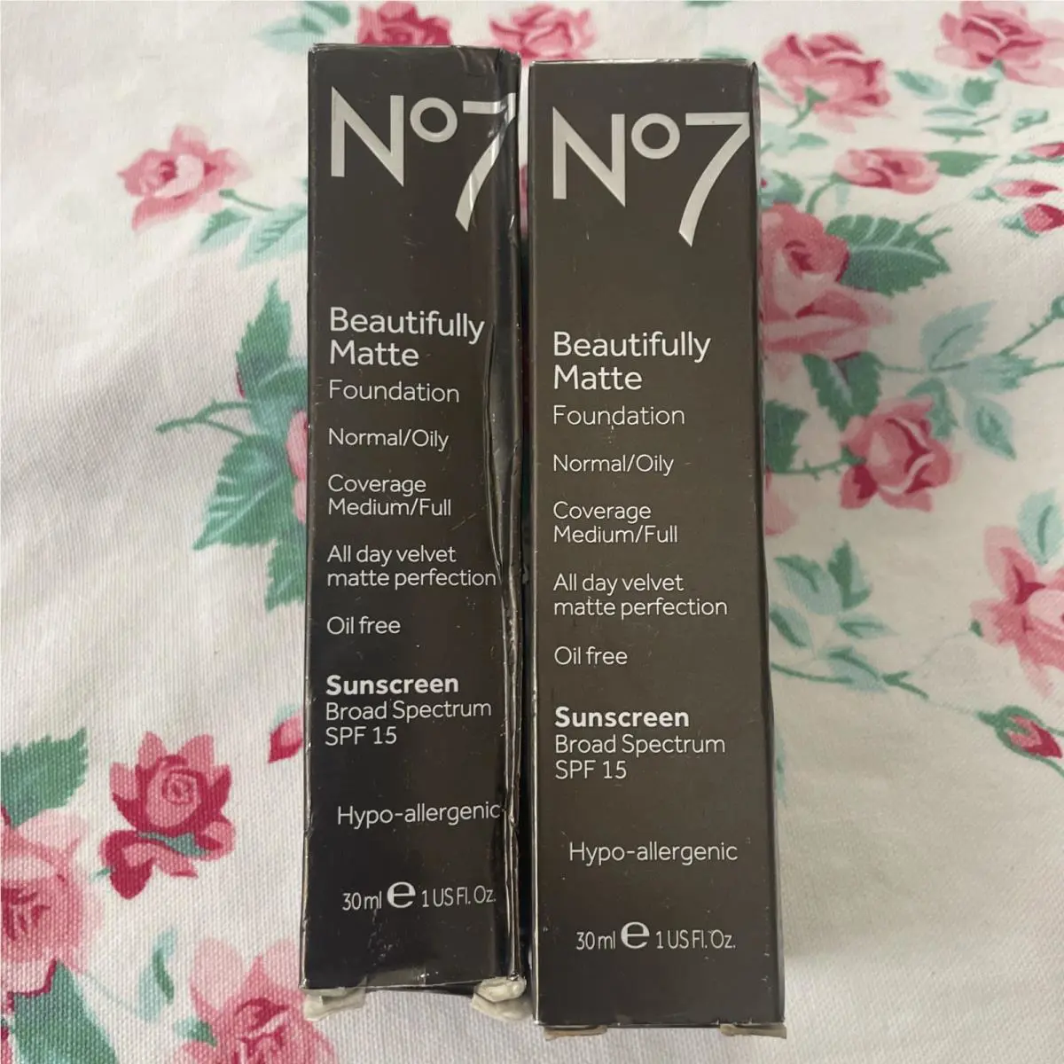 No7 Wheat Beautifully Matte Foundation SPF15 Normal/oily Retired Stock See
