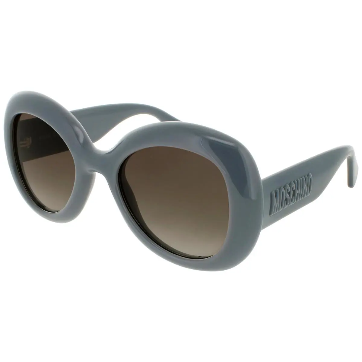 Moschino Mos 162/S 0MVU/HA 0MVU Sunglasses Grey Azure Frame Brown SF Lenses 54mm