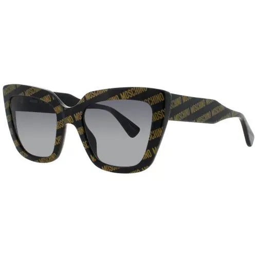 Moschino MOS148/S 7RM/9O 7RM Sunglasses Black Frame Gradient Grey Lenses 52 mm