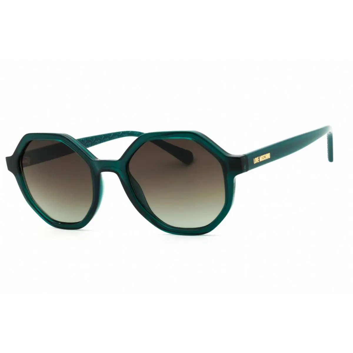 Moschino Love MOL076-1ED-52 Sunglasses Frame Size 52mm 140mm 20mm Green Women - Frame: GREEN, Lens: BROWN
