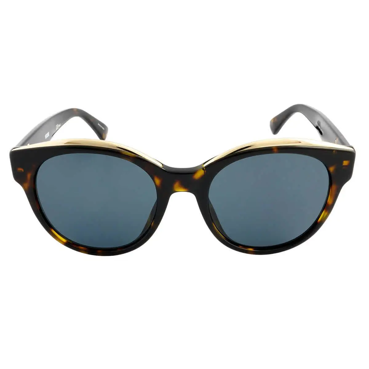 Moschino Grey Round Ladies Sunglasses MOS033/S 0086/IR 52 MOS033/S 0086/IR 52