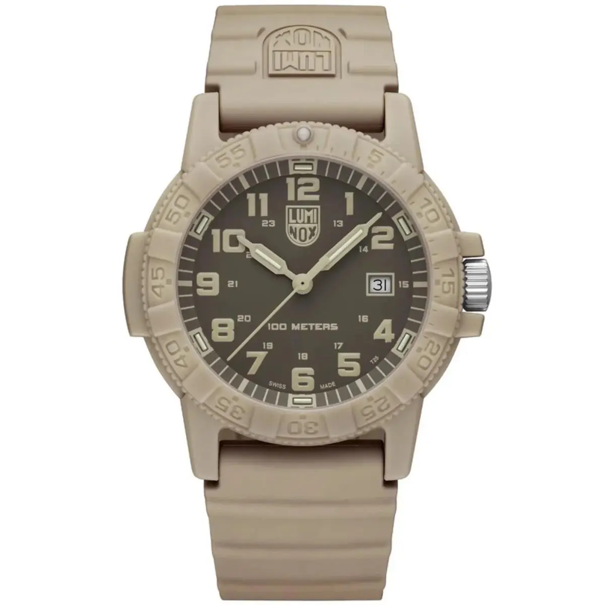 Luminox Men`s Leatherback Sea Turtle Sand Brown Quartz Watch - XS.0326