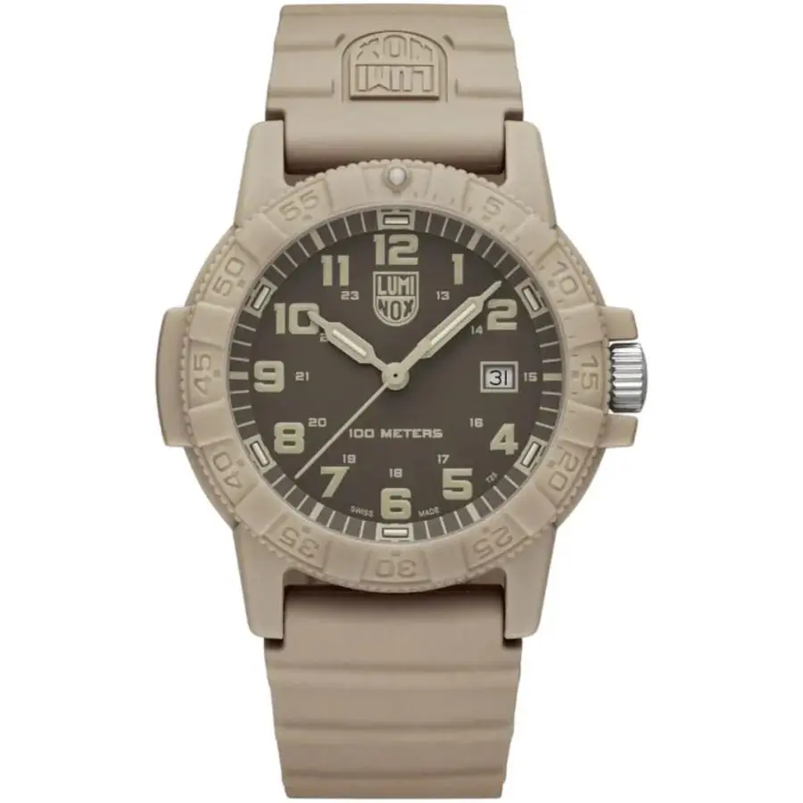 Luminox Leatherback Sea Turtle Giant 44mm Brown Dial Men`s Watch XS.0326