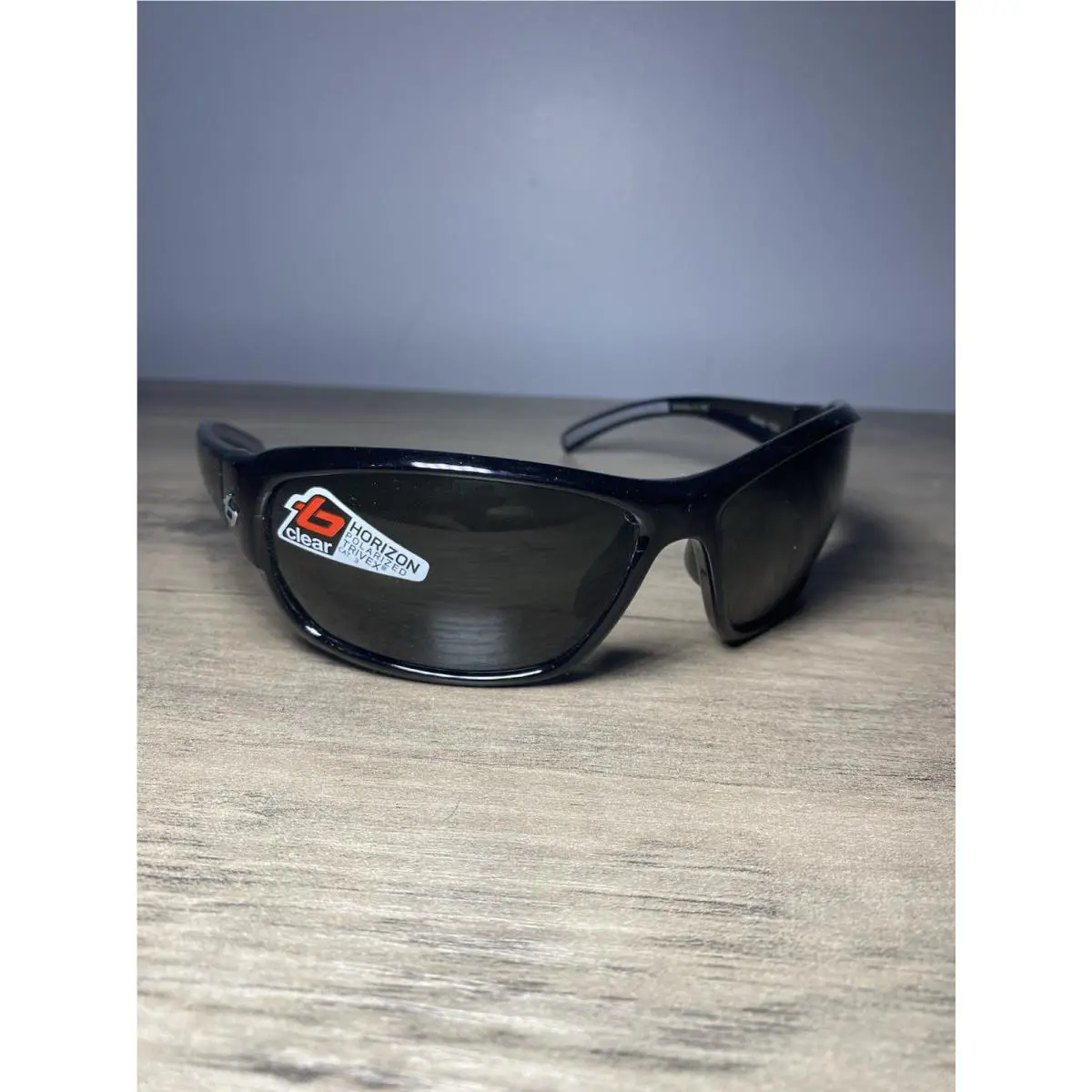 Bolle Bounty 11530 Sunglasses Unisex Shiny Black Wrap Polarized Lens