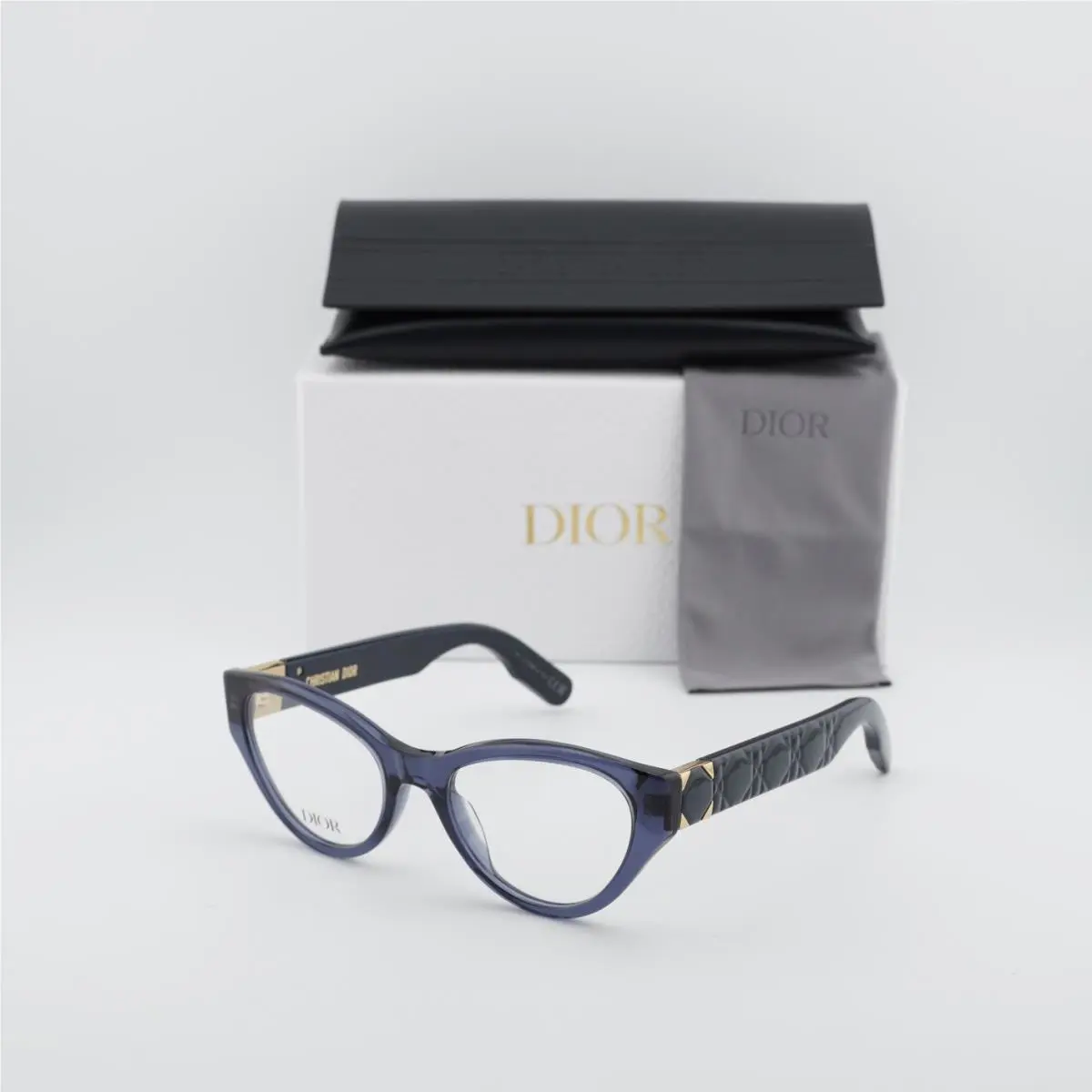 Lady 95.22O B1I 3000 Shiny Blue 52mm Eyeglasses by Dior
