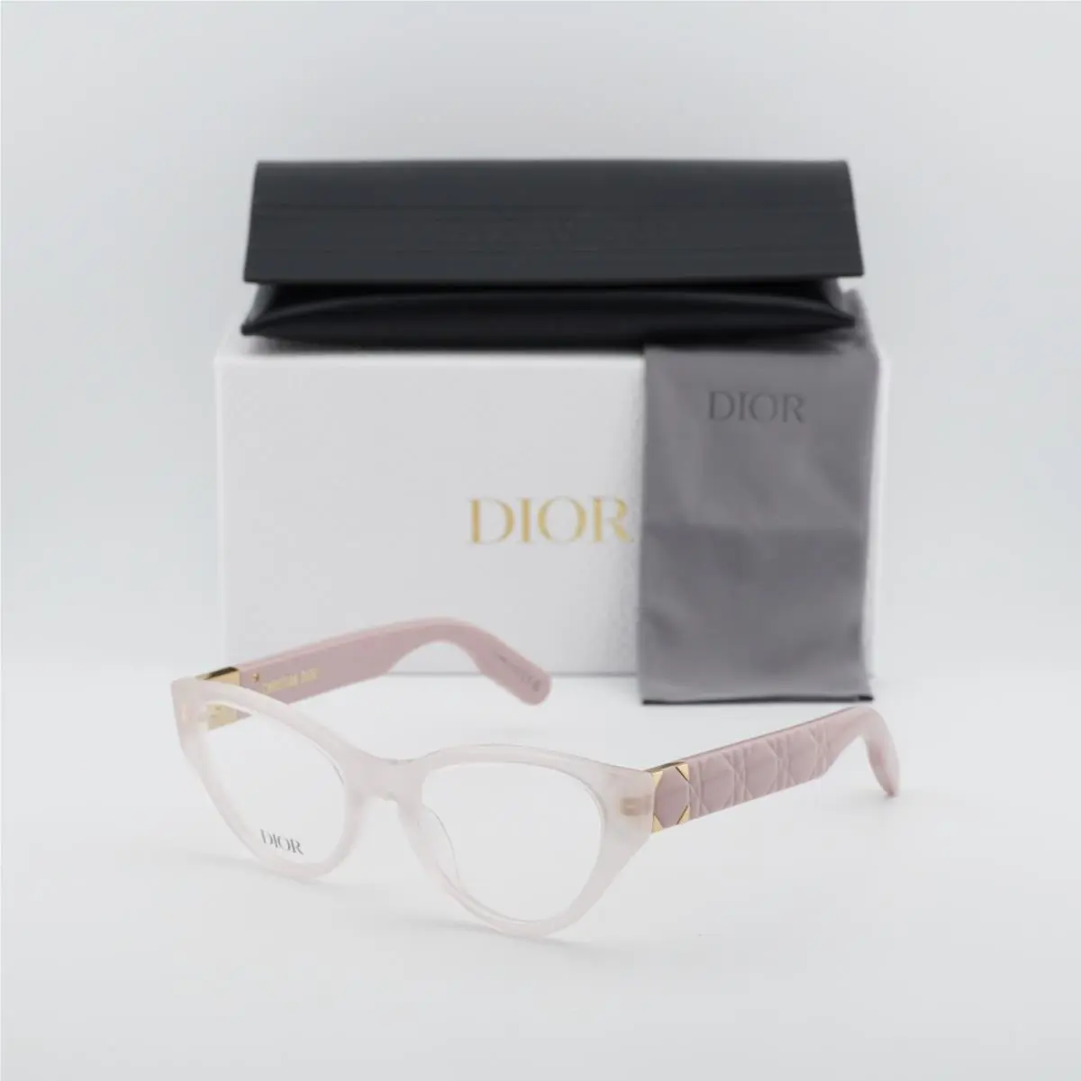 Lady 95.22O B1I 4000 Shiny Pink 52mm Eyeglasses by Dior