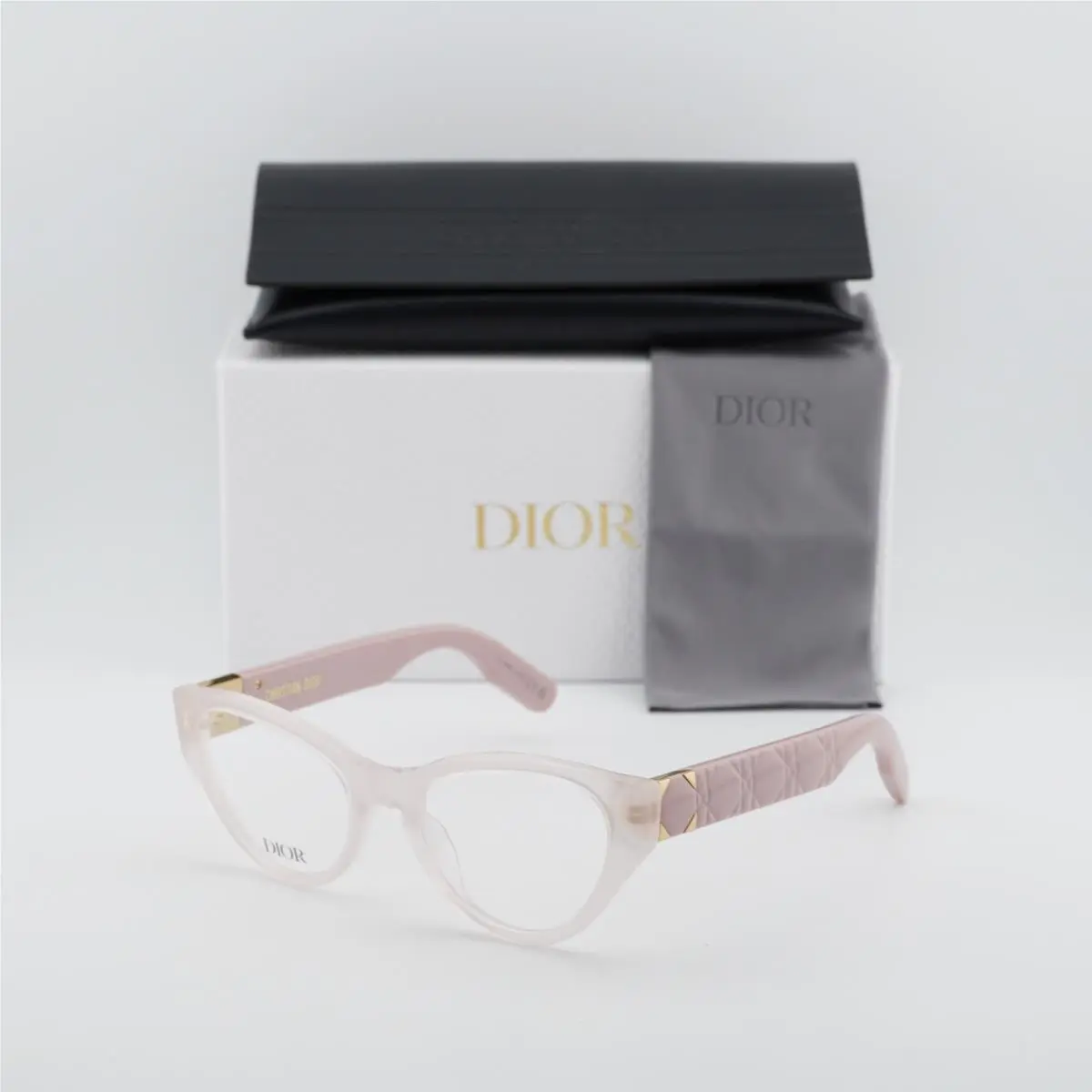 Dior Lady 95.22O B1I 4000 Shiny Pink 52mm Eyeglasses