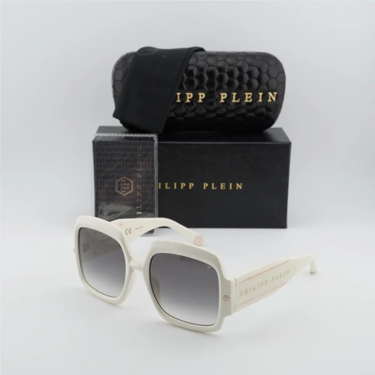 Philipp Plein SPP038M 03GF White/grey Gradient 56-20-135 Sunglasses