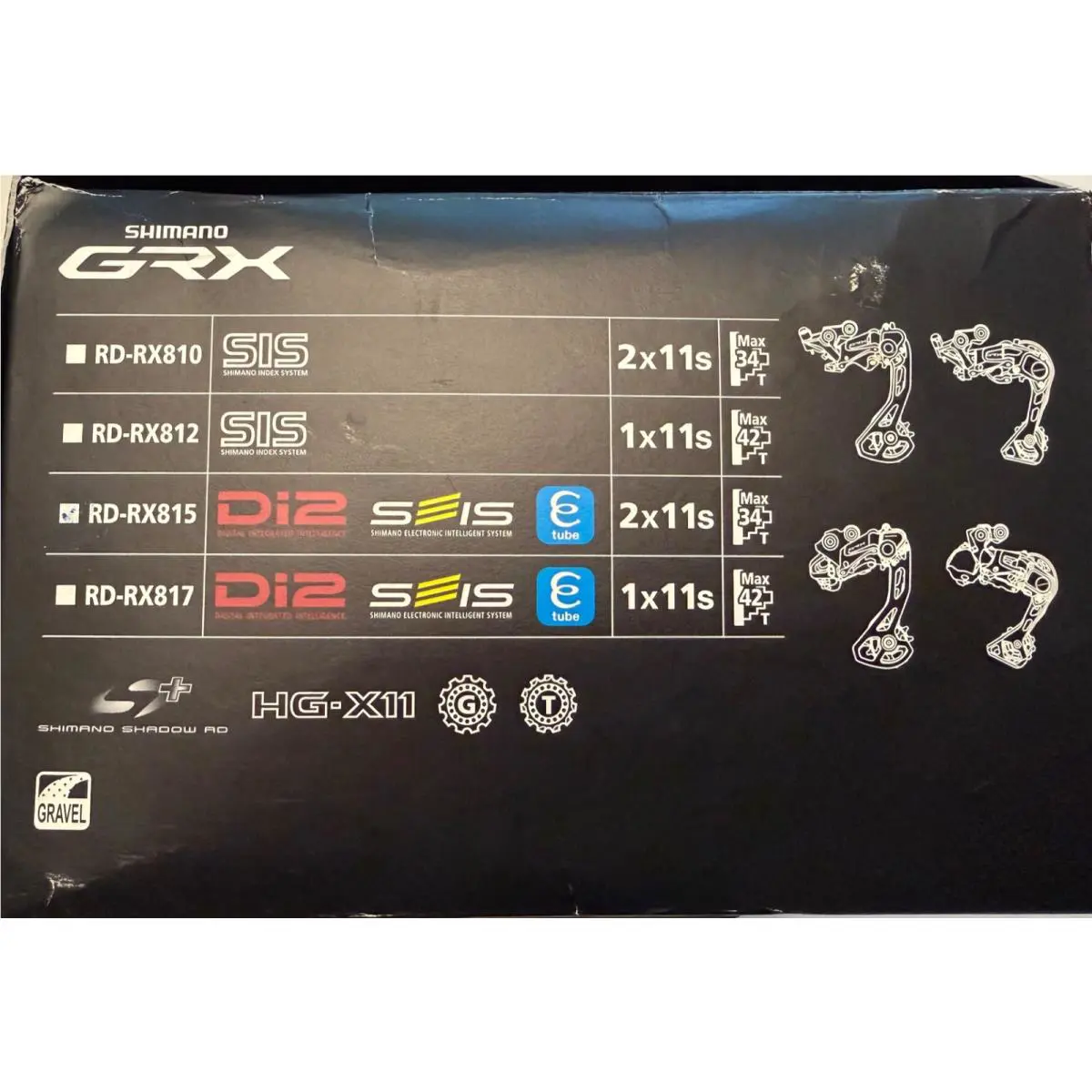 Shimano  - Shimano GRX Di2 - GRX - 600064 - Silver 1