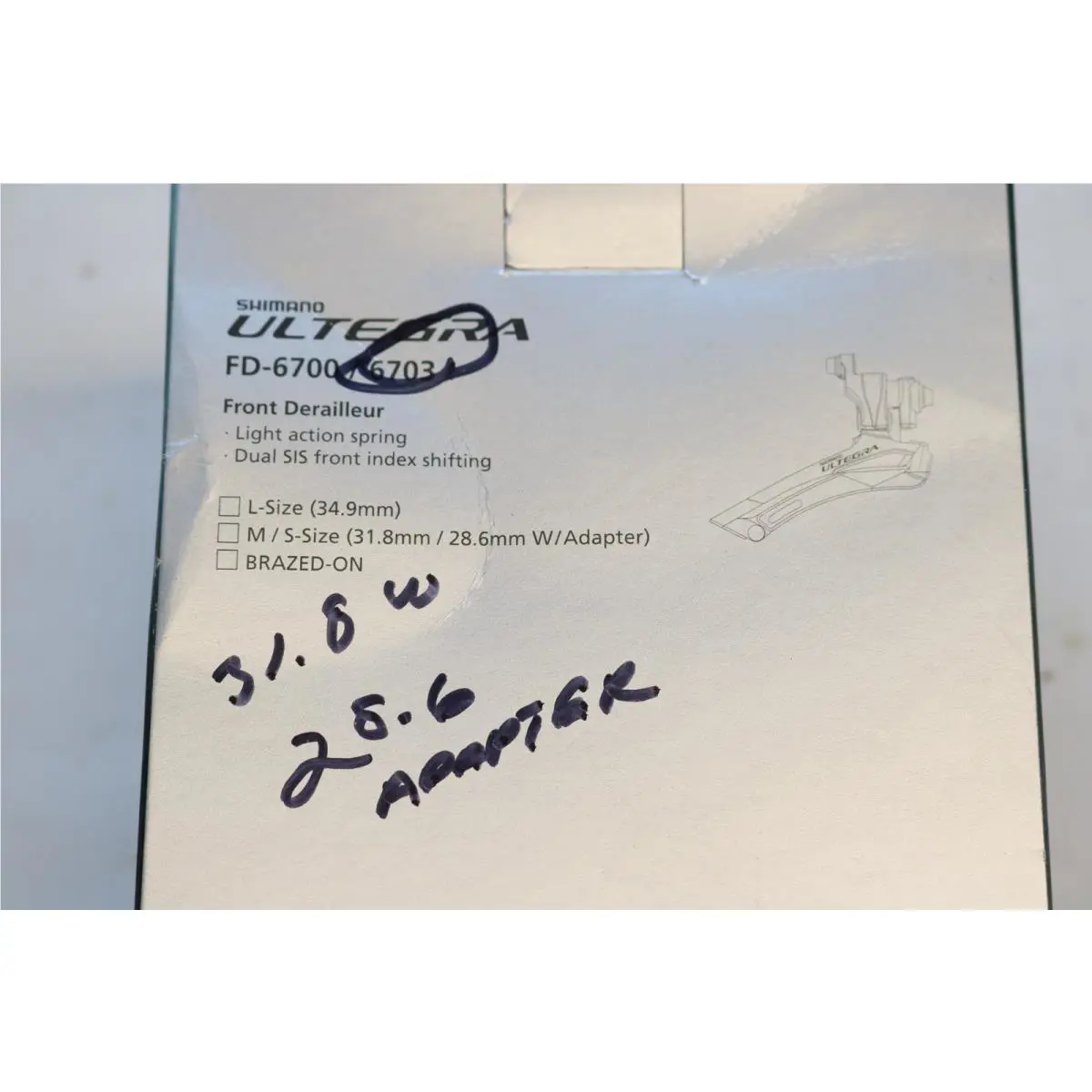 Shimano  - FD-6703 - FD-6703 - Silver 1