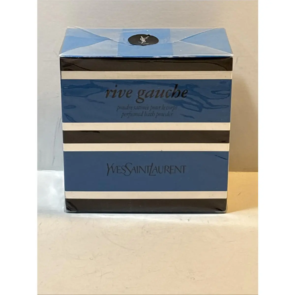 Ysl Rive Gauche Perfumed Bath Powder Talc 5.2oz Rare Box Vintage by Yves Saint Laurent