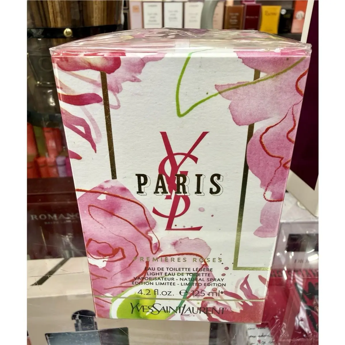 Ysl Paris Premieres Roses 125ml 4.2oz Edt Legere Spray Women Rare by Yves Saint Laurent