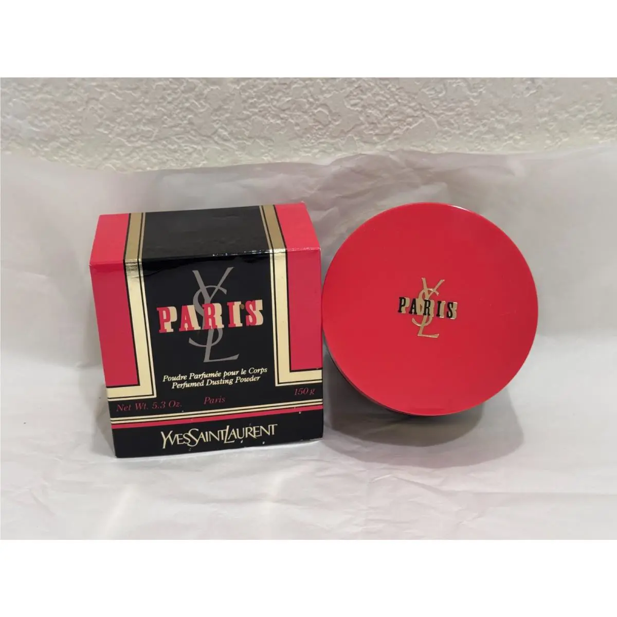Yves Saint Laurent Vtg Ysl Paris Perfumed Dusting Powder 5.3 Oz 150g Vintage Body Powder