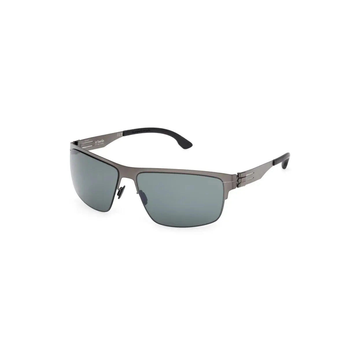 IC Berlin Nate IC0061 Sunglasses Sun Glasses 02R Black 63 Unisex