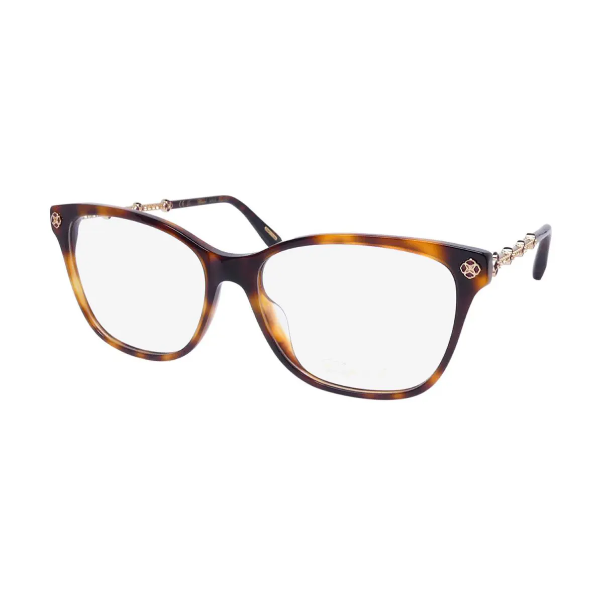 Chopard VCH352S Cat Eye Eyeglass Frame/eyewear with Rhinestones ON Temples Rare