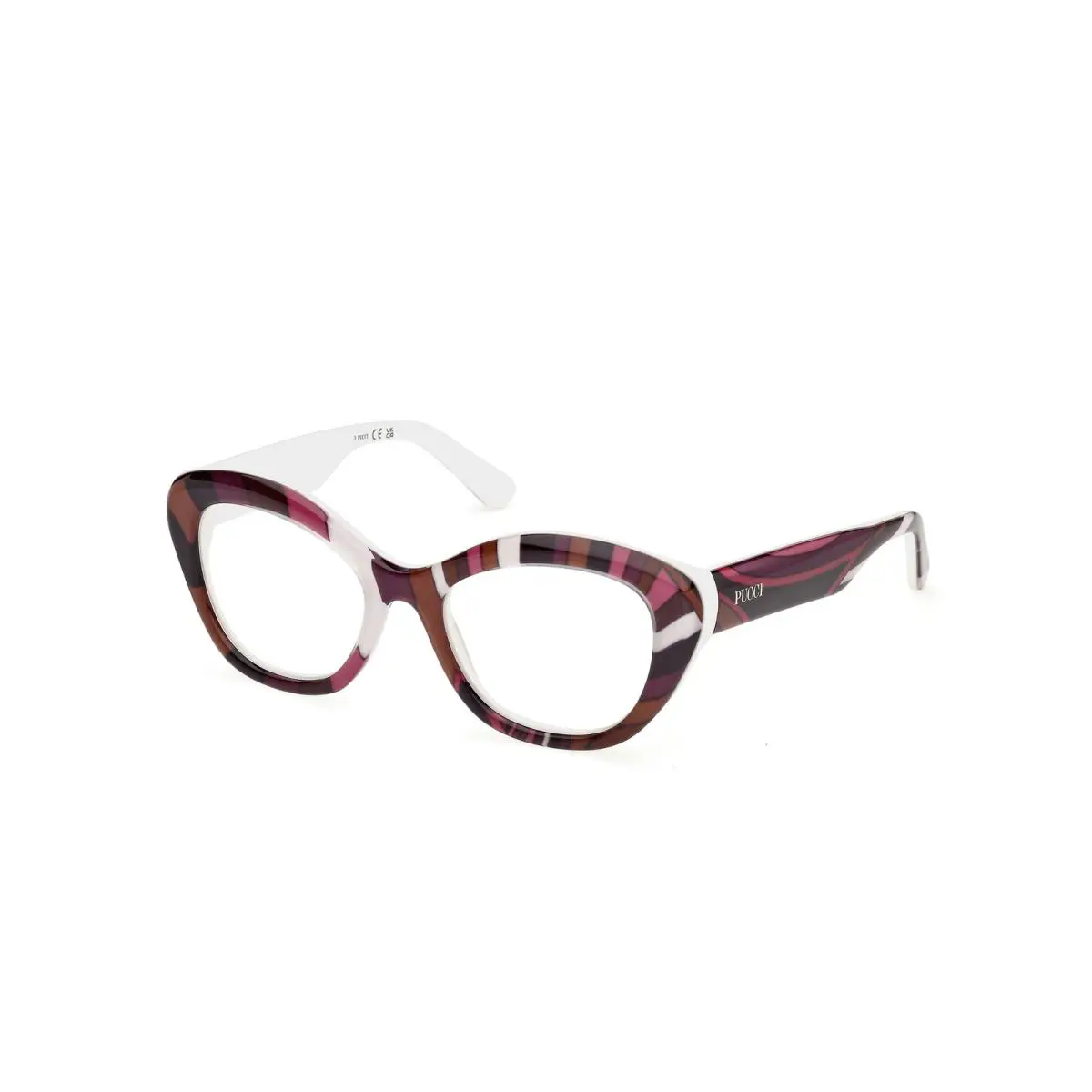 Emilio Pucci EP5272 Eyeglasses Eye Glasses 099 Animal Texture 52 U