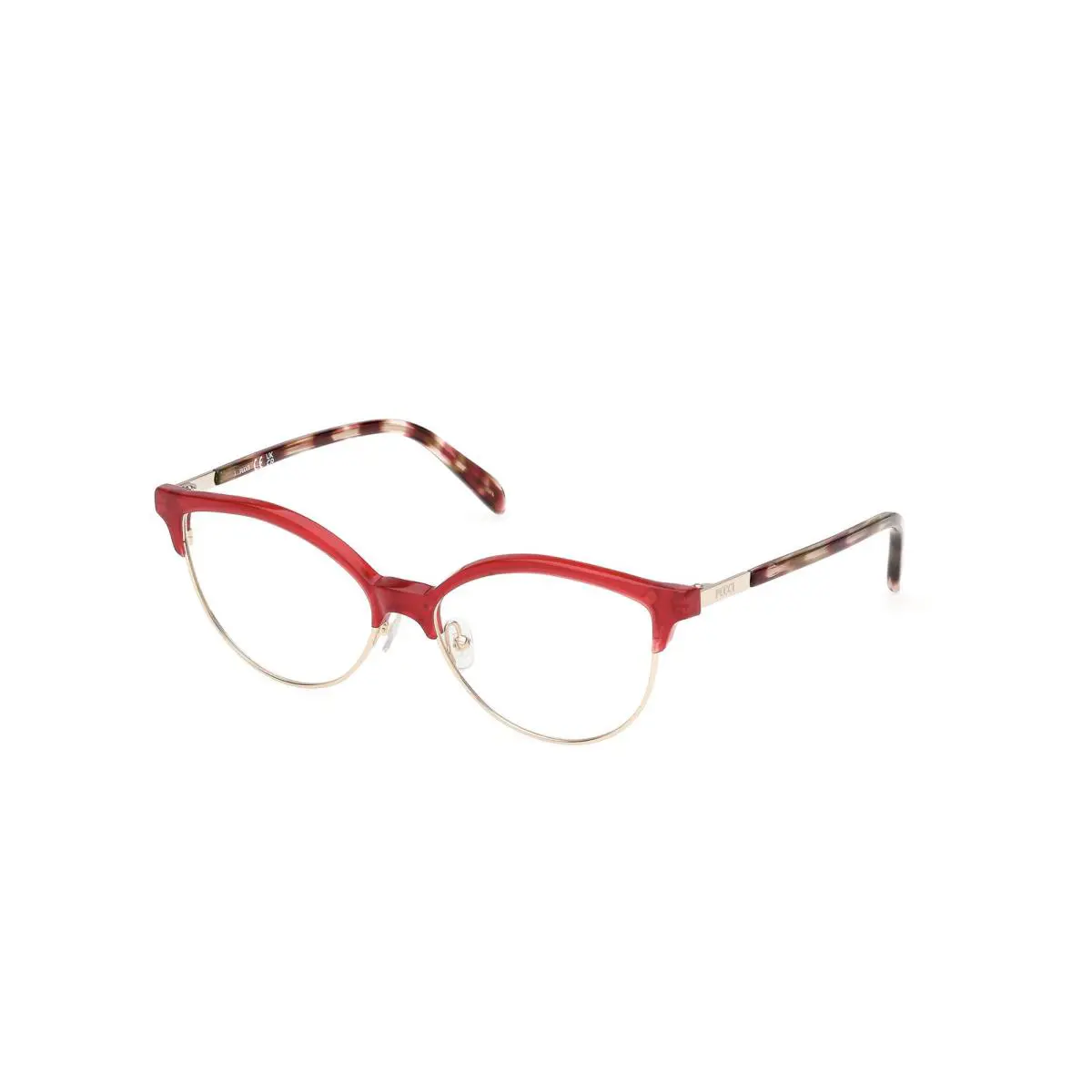 Emilio Pucci EP5259 Eyeglasses Eye Glasses 066 Light Red 55 Unisex