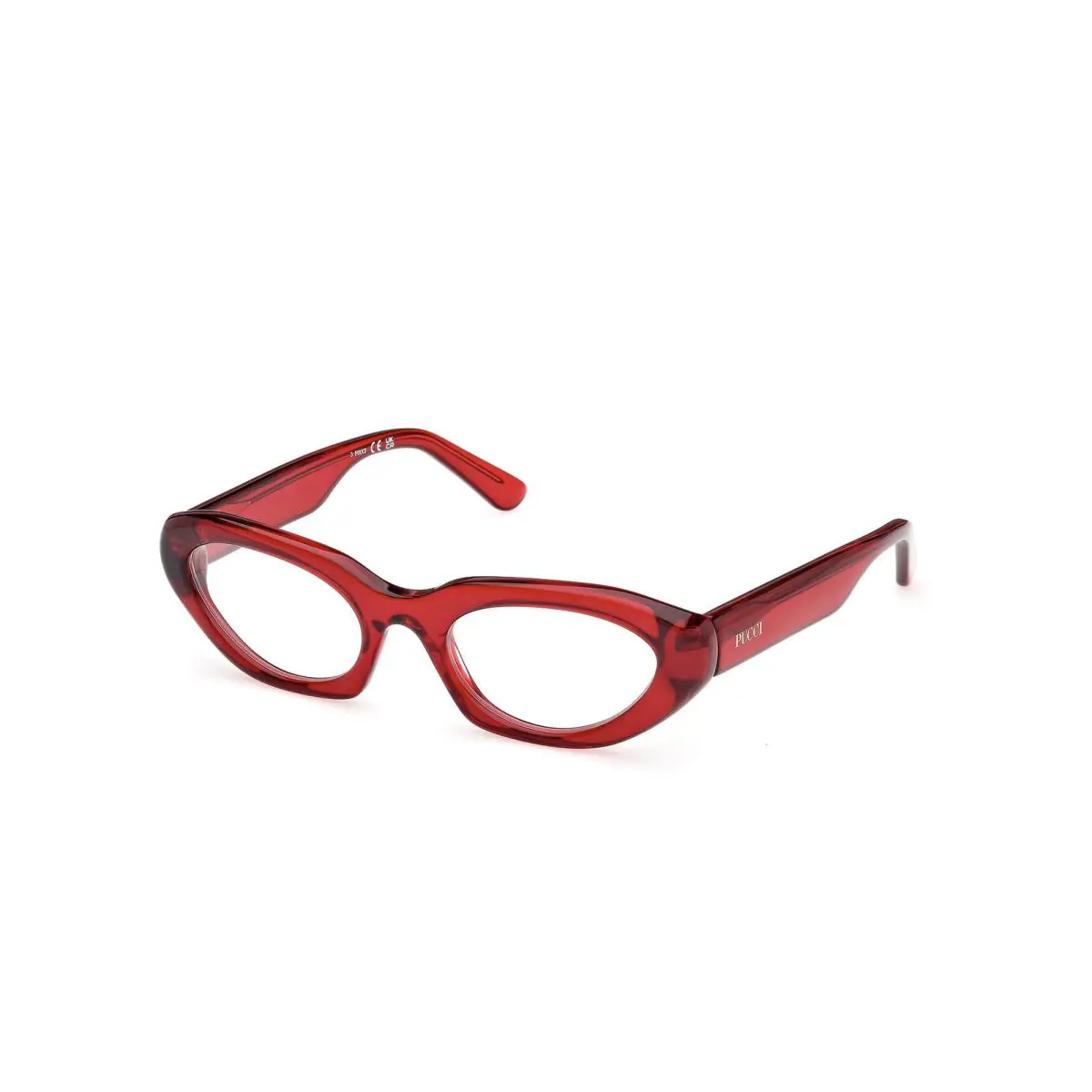 Emilio Pucci EP5271 Eyeglasses Eye Glasses 066 Red 52 Unisex