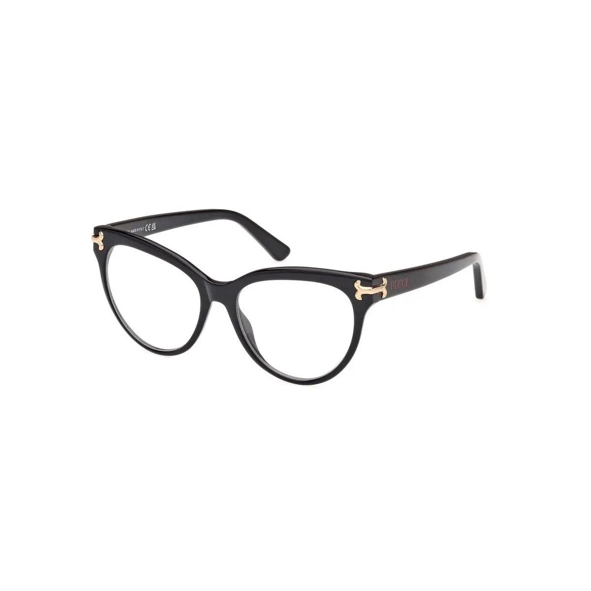 Emilio Pucci EP 5245 Shiny Black / 001 Size 53 Eyeglasses