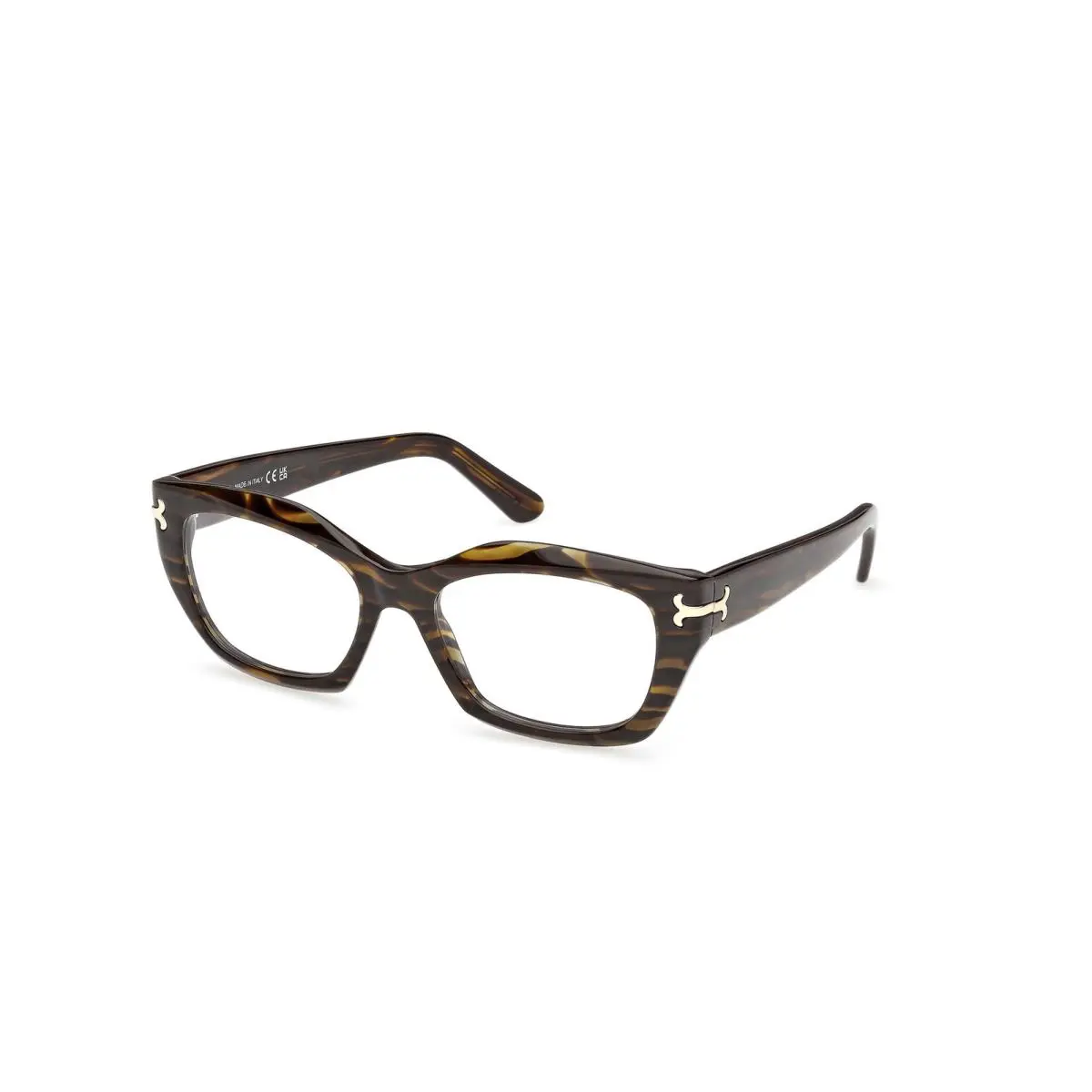 Emilio Pucci EP5270 Eyeglasses Eye Glasses 056 Havana Striped 54 U