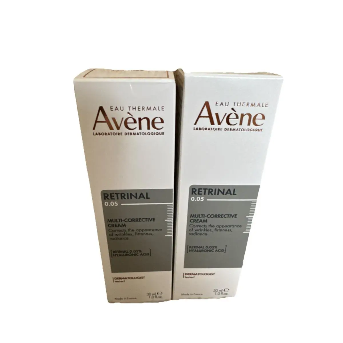 2x Avène Retrinal 0.05 Multi-corrective Cream - 1.0 Fl.oz. 30ml - Lot Of 2