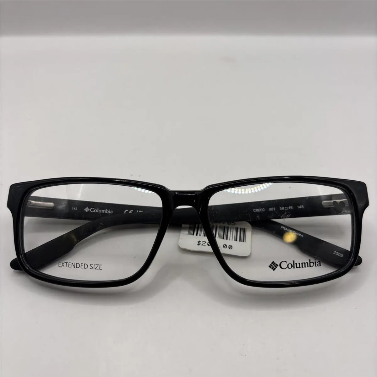 Columbia C8000 001 Eyeglasses Frame Black 8000 Size: 58-16-145