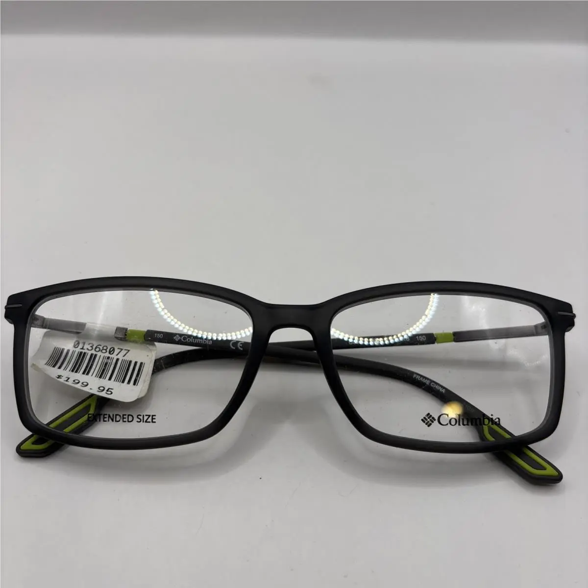 Columbia Eyeglasses Frames C8033 023 Matte Gray Green Rectangle 59-18-150