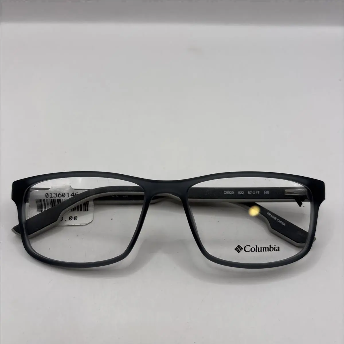 Columbia Eyeglasses Frames C8029 022 Matte Gray Rectangle Full Rim 57-17-145