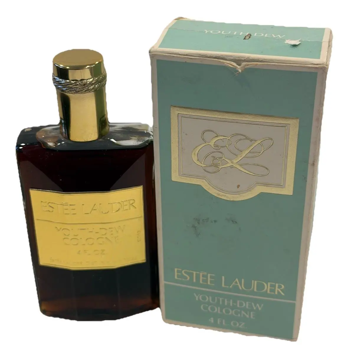 Vintage Estee Lauder Youth-dew Cologne 4 fl oz Splash Made Usa As Shown