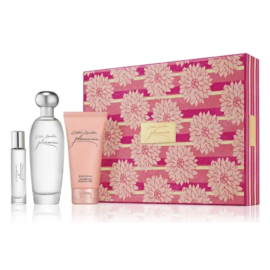 Pleasures By Estee Lauder Perfume 3 Pcs Gift Set Edp Spray Body Lotion by Estée Lauder