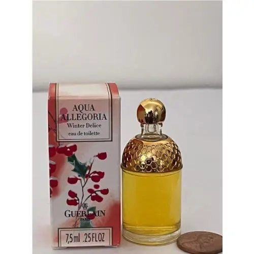 Winter Delice Guerlain Aqua Allegoria Edt 0.25 fl oz Mini D/c Vintage-year 2000