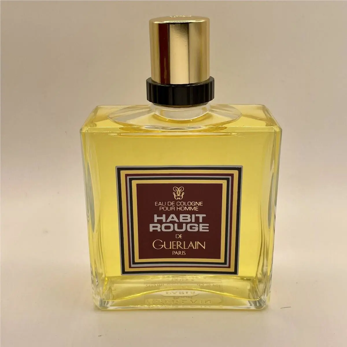 Habit Rouge De Guerlain Eau de Cologne Men Splash 6.8oz/200ml Old Formula
