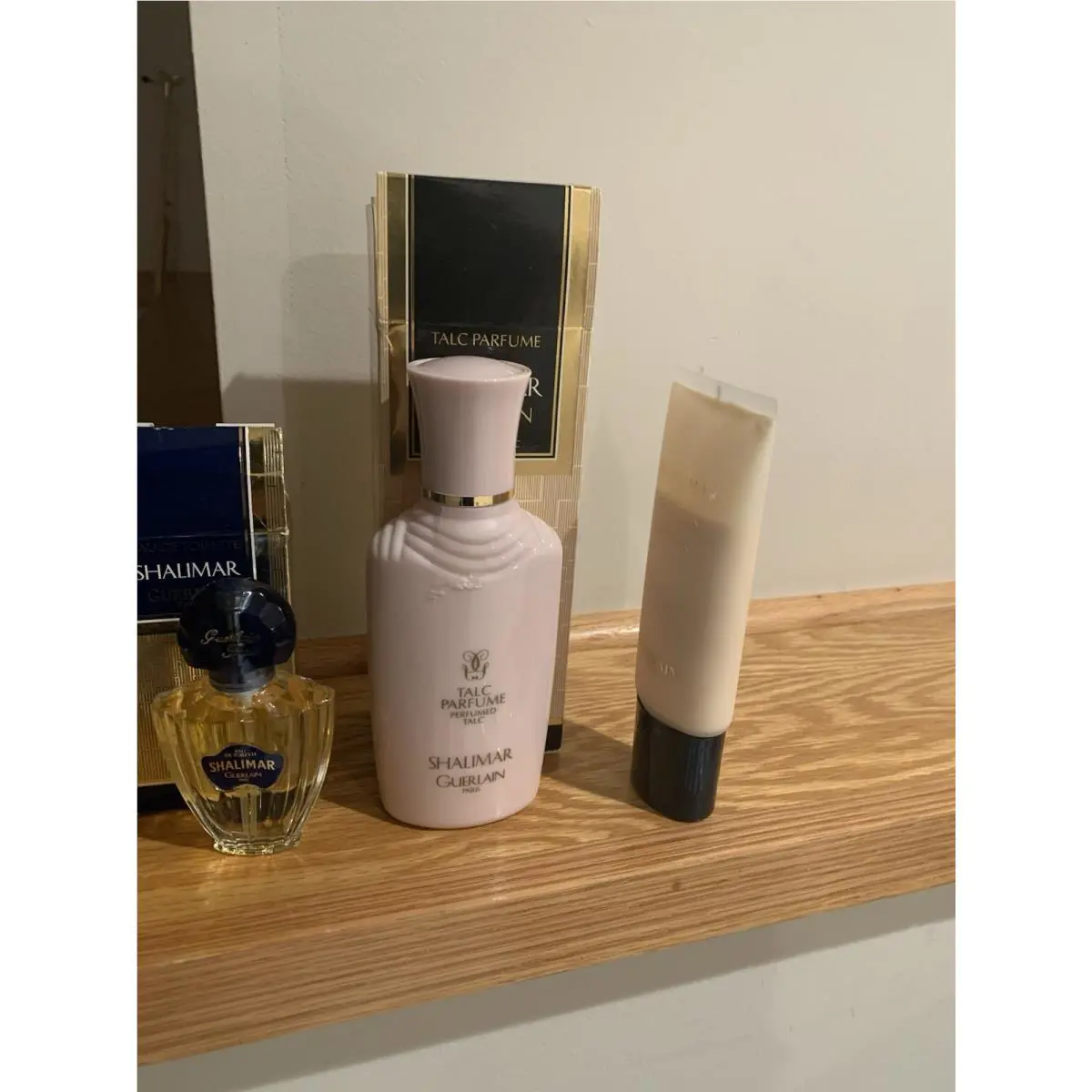 Guerlain Shalimar 3pc Set Edt 1 Oz+ Silky Powder 3.5 oz + Lotion 3.4 oz