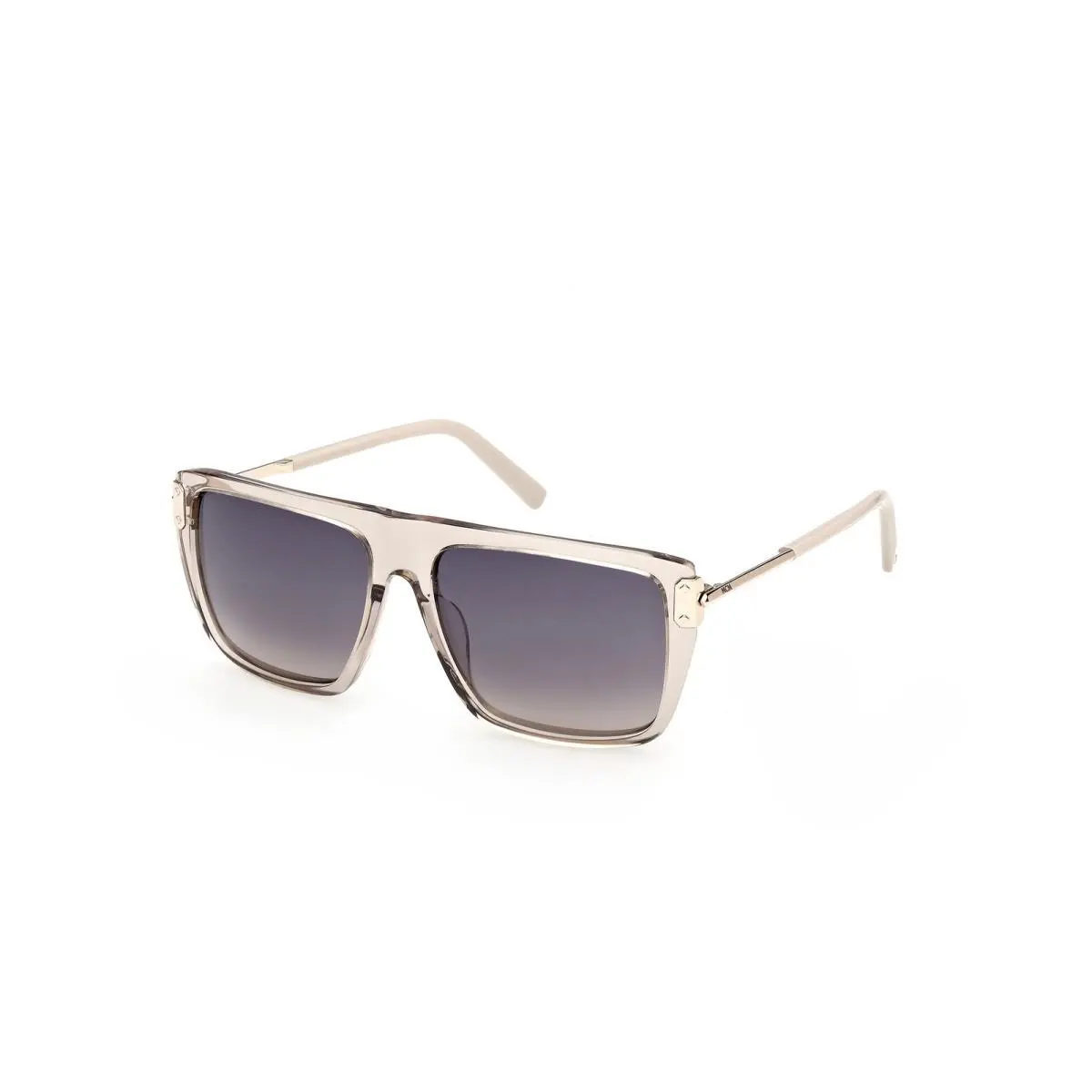 Mcm Worldwide MW 0040 Shiny Beige / Pale Gold 57B Size 56 Sunglasses by MCM