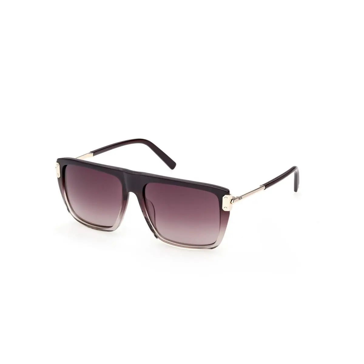 Mcm Worldwide MW 0040 Violet/gradient / Shiny Pale Gold 83Z Size 56 Sunglasses by MCM