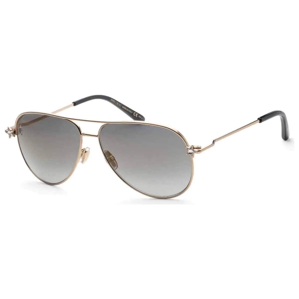 Jimmy Choo Women`s Sansa 58mm Gold Sunglasses SANSAS-0J5G-FQ