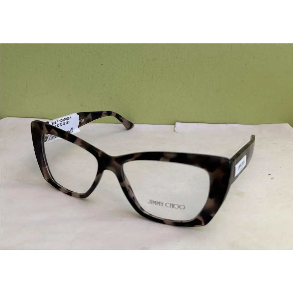 Jimmy Choo JC3036 5070 Eyeglass Frames 54-15-140 Pink Tortoise