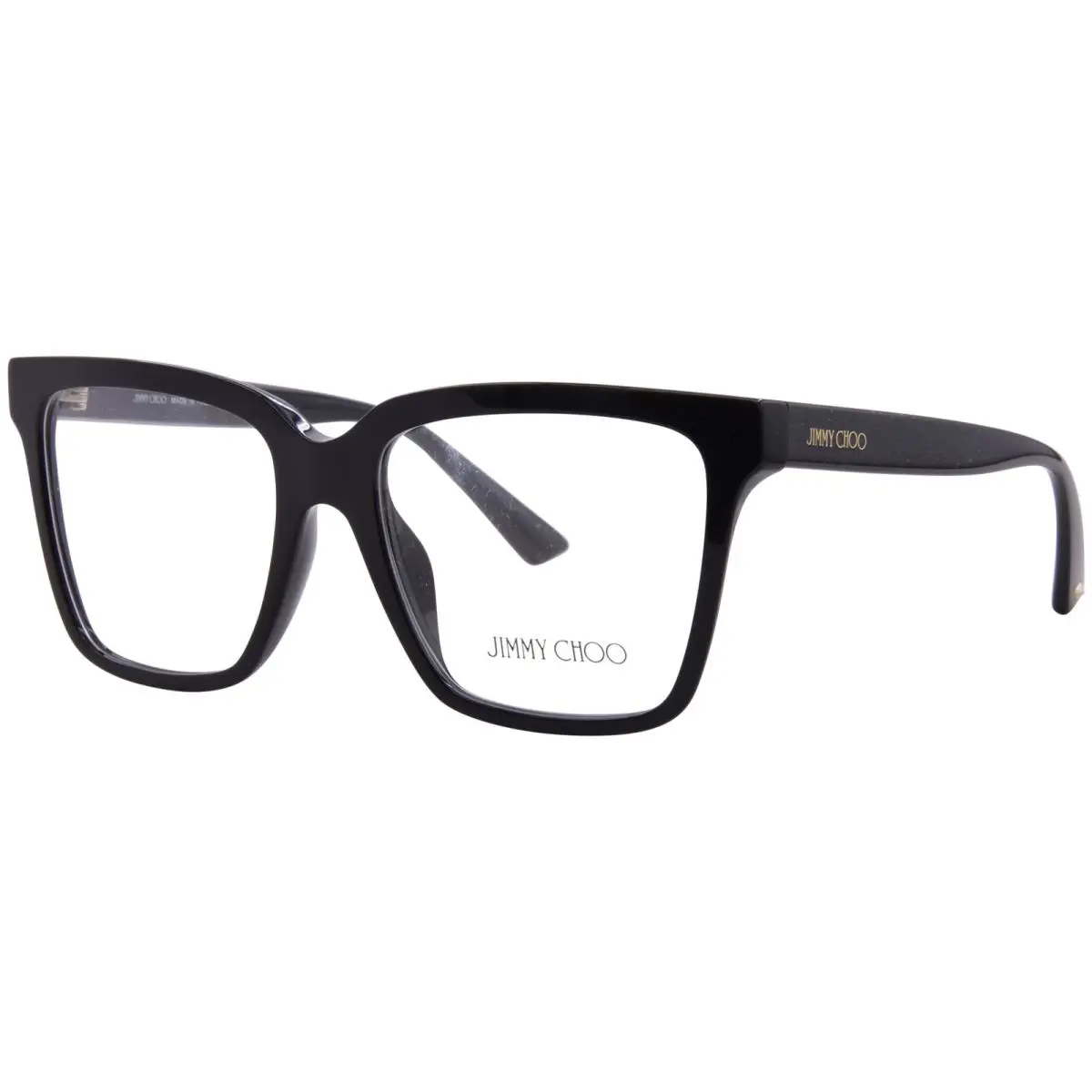 Jimmy Choo JC3040U 5000 Eyeglasses Women`s Black Full Rim Square Shape 54mm
