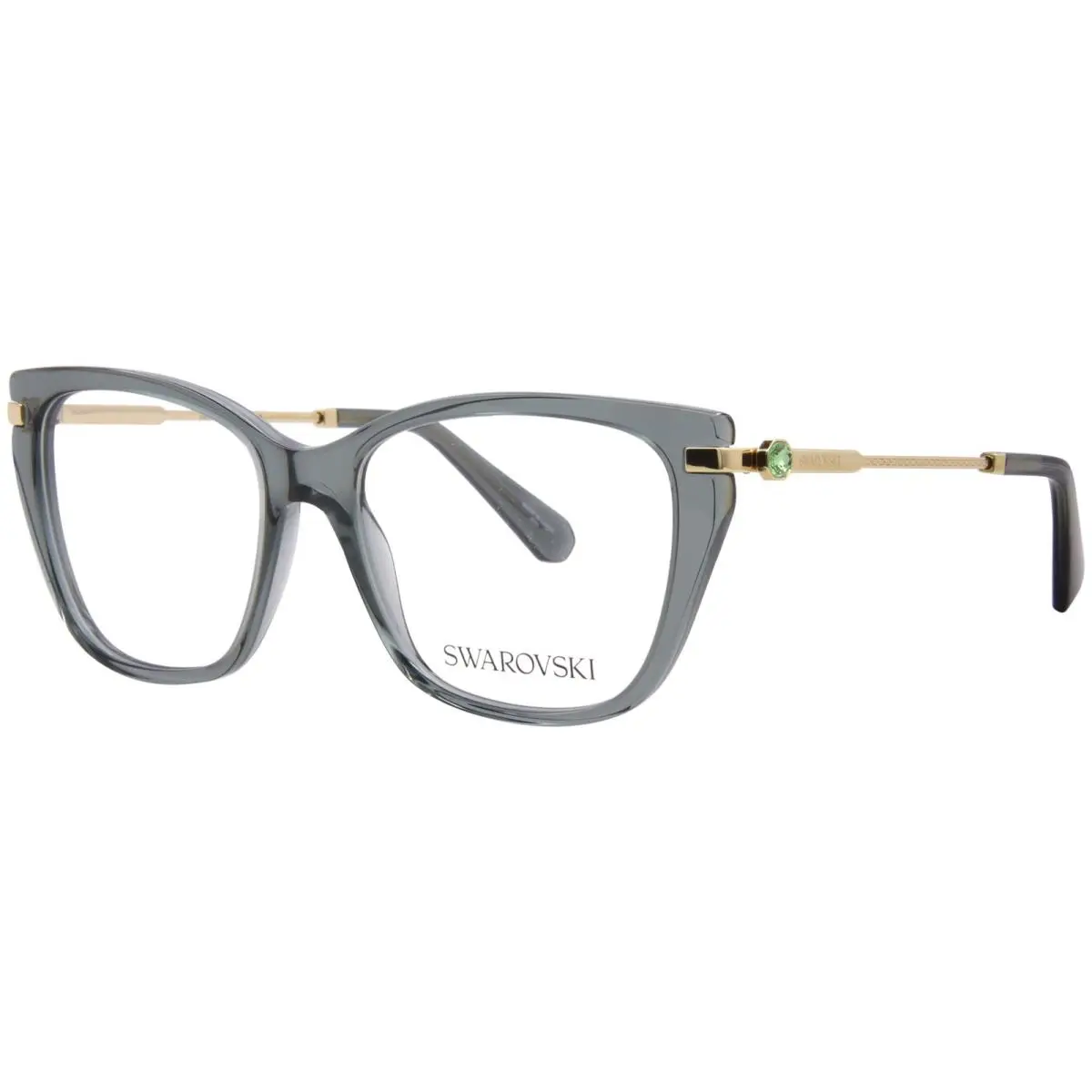 Swarovski SK2060 1043 Eyeglasses Women`s Transparent Light Green Full Rim 53mm