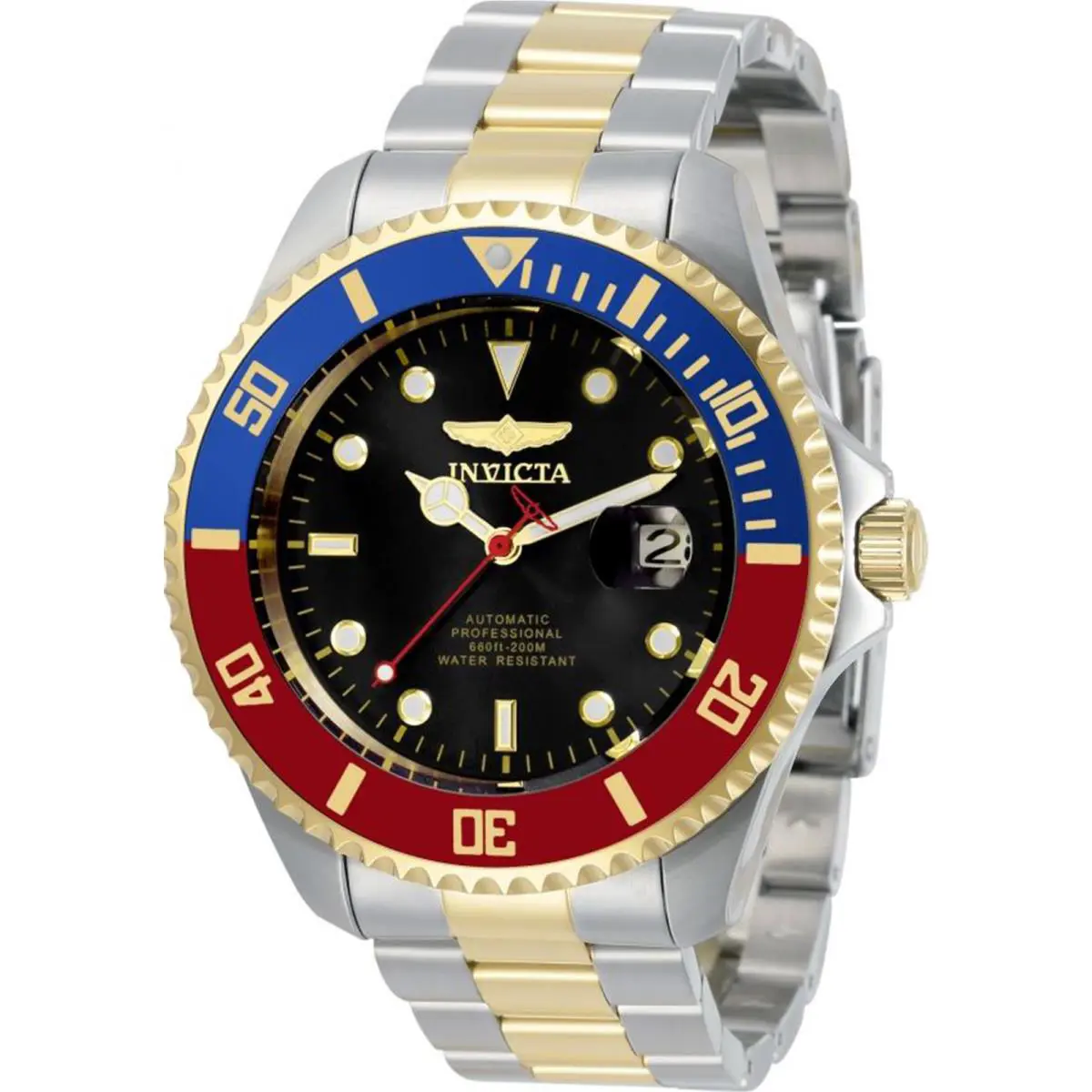 Invicta Men`s 34043 Pro Diver Automatic 3 Hand Black Dial Watch
