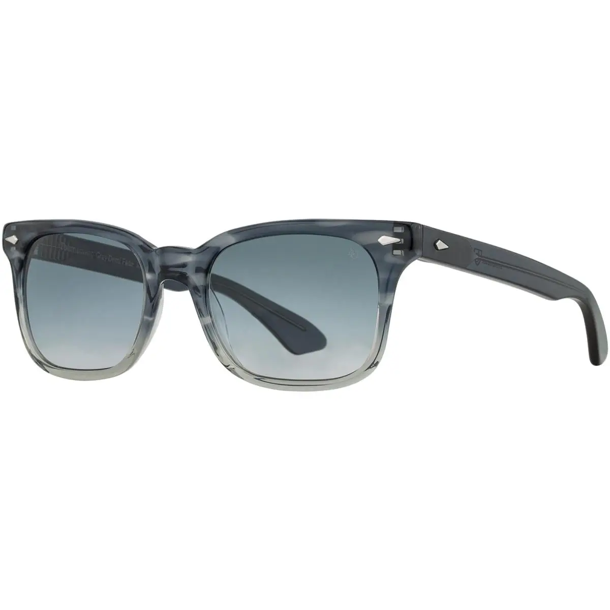 Tournament Square Sunglasses w/ Nylon Lens - Made In Usa Gray Demi Fade/Gray (152ST-GGN) by American Optical