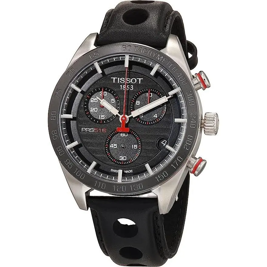 Prs 516 Chronograph Black Carbon Dial Men`s Watch T100.417.16.051.00 by Tissot