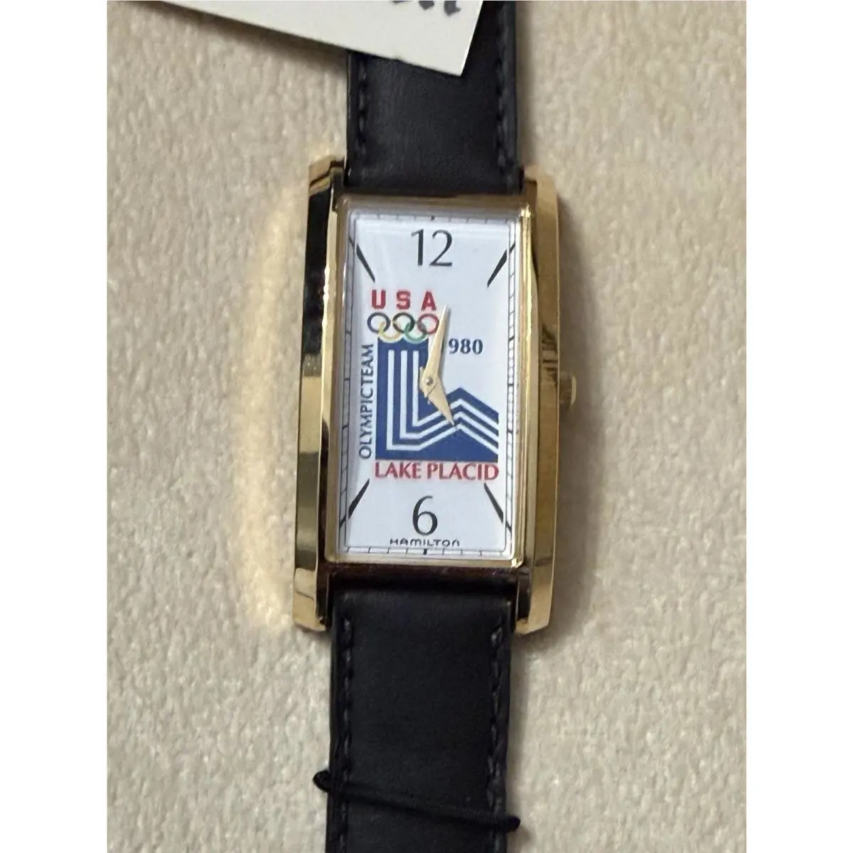 Vintage Hamilton 1980 Lake Placid Usa Winter Olympics Wrist Watch /250 Rare