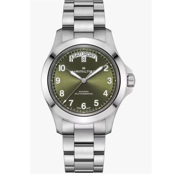 Hamilton Khaki Field King Auto Day-date Green Dial 40 MM Watch H64475160