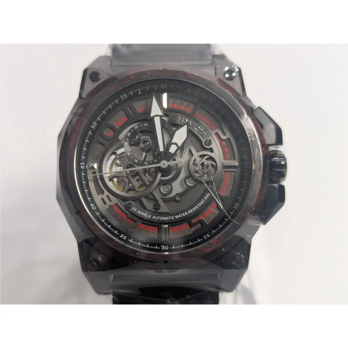 Invicta 69510 S1 Rally Skeleton Automatic Sapphire Crystal NH39 Mvment Black