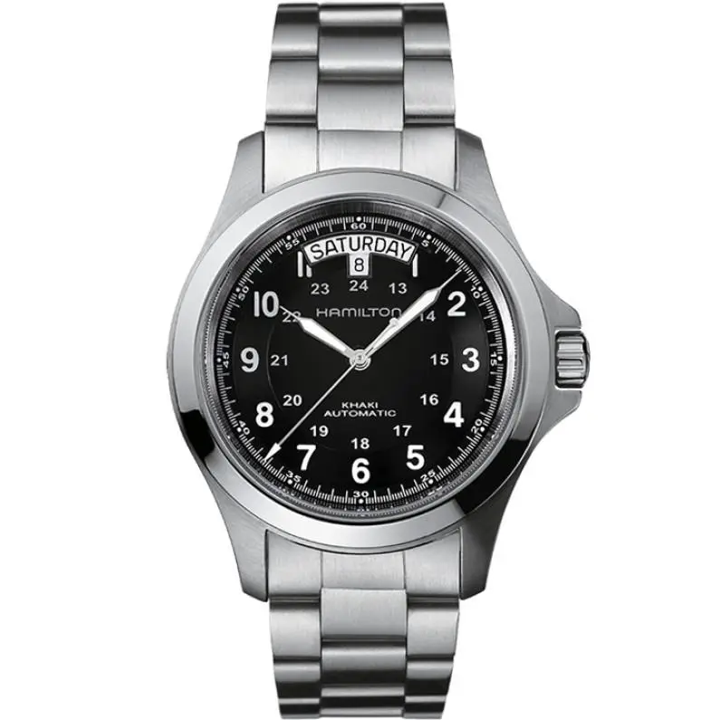Hamilton Khaki Field King Auto Day-date Black Dial 40 MM Watch H64475131