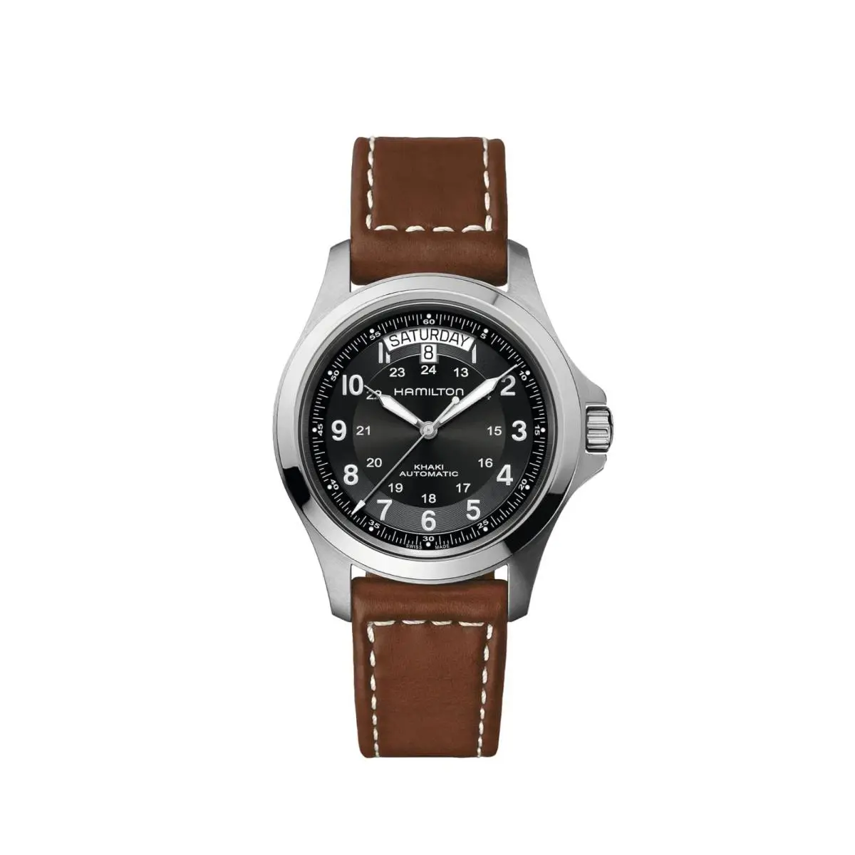 Hamilton Khaki Field King Auto Day-date Black Dial 40 MM Watch H64475531