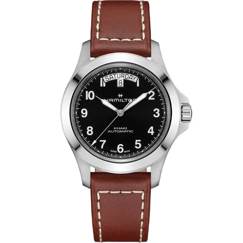 Khaki Field King Day-date 40mm Black Dial Men`s Watch H64475531 by Hamilton
